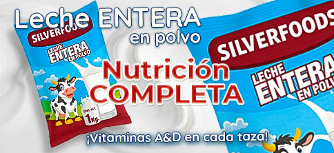 Nutrición Completa - Leche entera en polvo Silver Foods